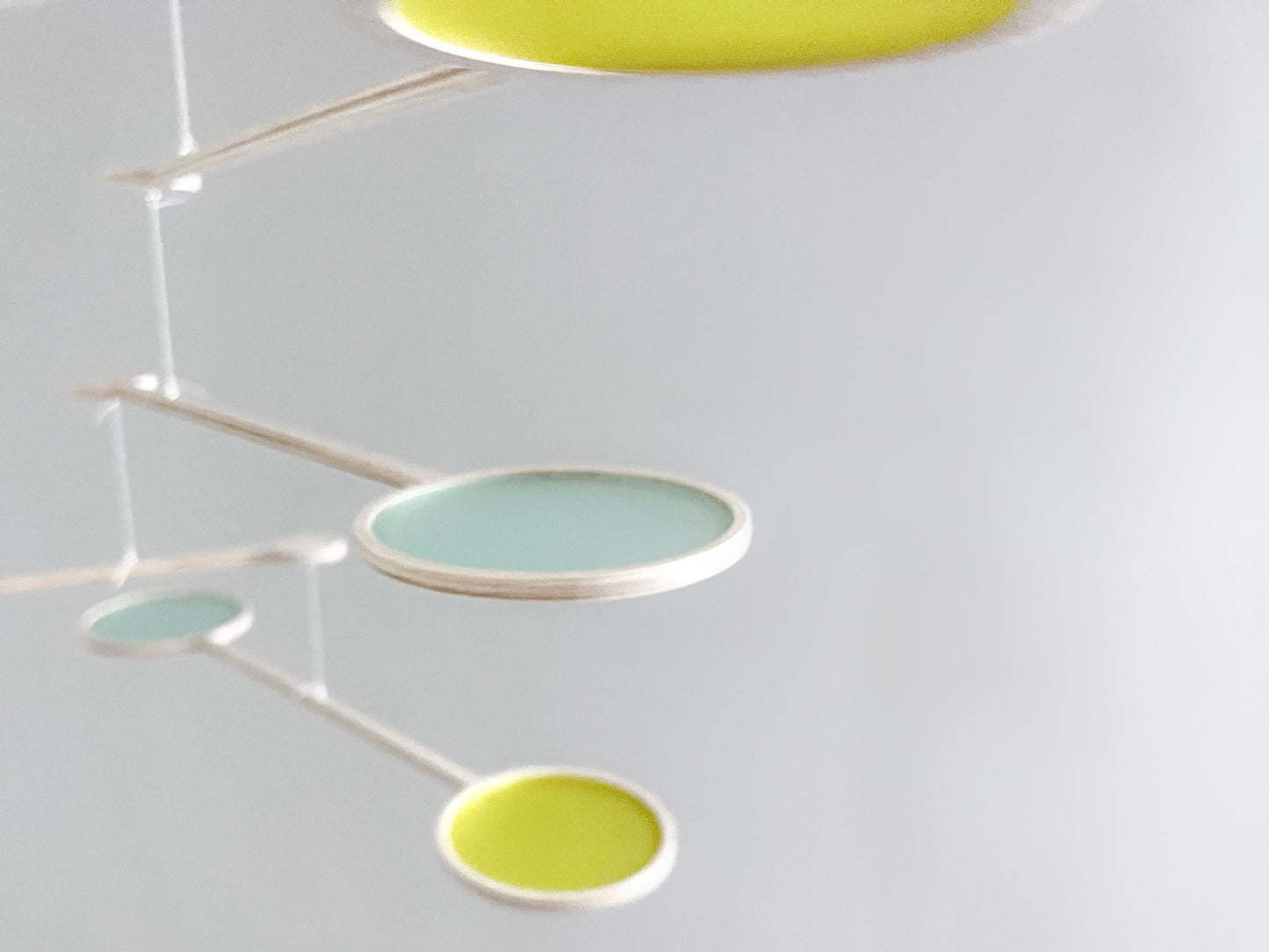 Orbit Mobile - The Illuminist - Mobiles Kinetic Mobile Kinetic Art Kinetic Sculpture Crib Mobile Baby Mobile Nursery Mobile Mobile Art Mid Century Art Mid Century modern Calder mobile mobiles for adults furniture and decor Hanging Art Mobile Art spinning mobile Modern Art Contemporary Art Hanging mobile Calder-inspired