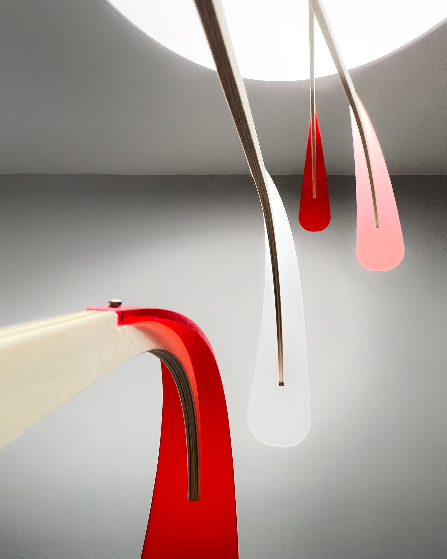 Bloom Mobile - The Illuminist - Mobiles Kinetic Mobile Kinetic Art Kinetic Sculpture Crib Mobile Baby Mobile Nursery Mobile Mobile Art Mid Century Art Mid Century modern Calder mobile mobiles for adults furniture and decor Hanging Art Mobile Art spinning mobile Modern Art Contemporary Art Hanging mobile Calder-inspired
