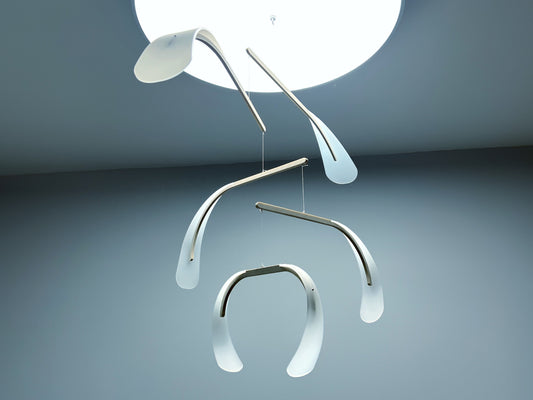 Bloom Mobile - The Illuminist - Mobiles Kinetic Mobile Kinetic Art  Kinetic Sculpture Crib Mobile Baby Mobile Nursery Mobile Mobile Art Mid Century Art  Mid Century modern Calder mobile mobiles for adults furniture and decor Hanging Art Mobile Art spinning mobile Modern Art Contemporary Art  Hanging mobile Calder-inspired