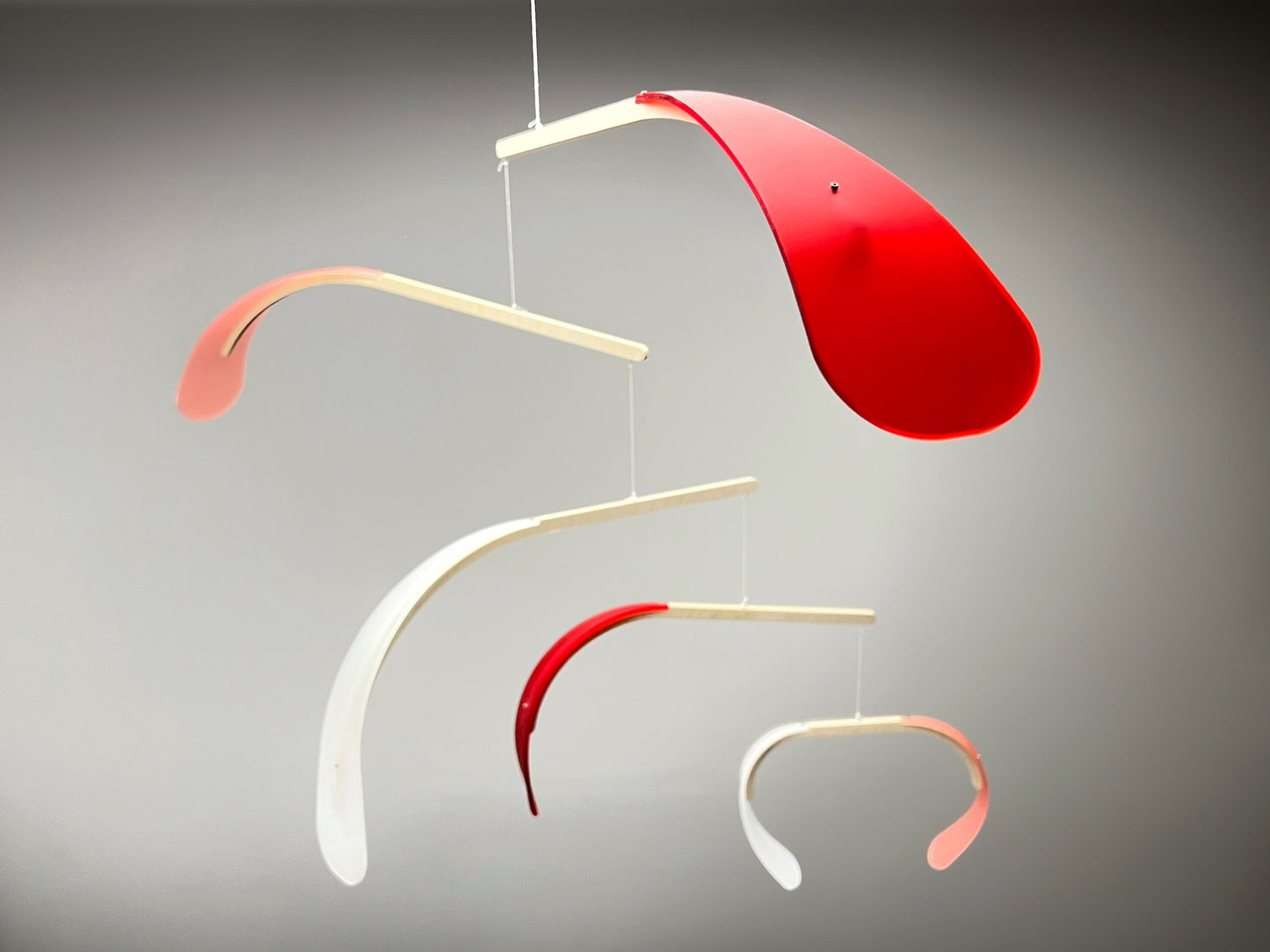 Bloom Mobile - The Illuminist - Mobiles Kinetic Mobile Kinetic Art Kinetic Sculpture Crib Mobile Baby Mobile Nursery Mobile Mobile Art Mid Century Art Mid Century modern Calder mobile mobiles for adults furniture and decor Hanging Art Mobile Art spinning mobile Modern Art Contemporary Art Hanging mobile Calder-inspired