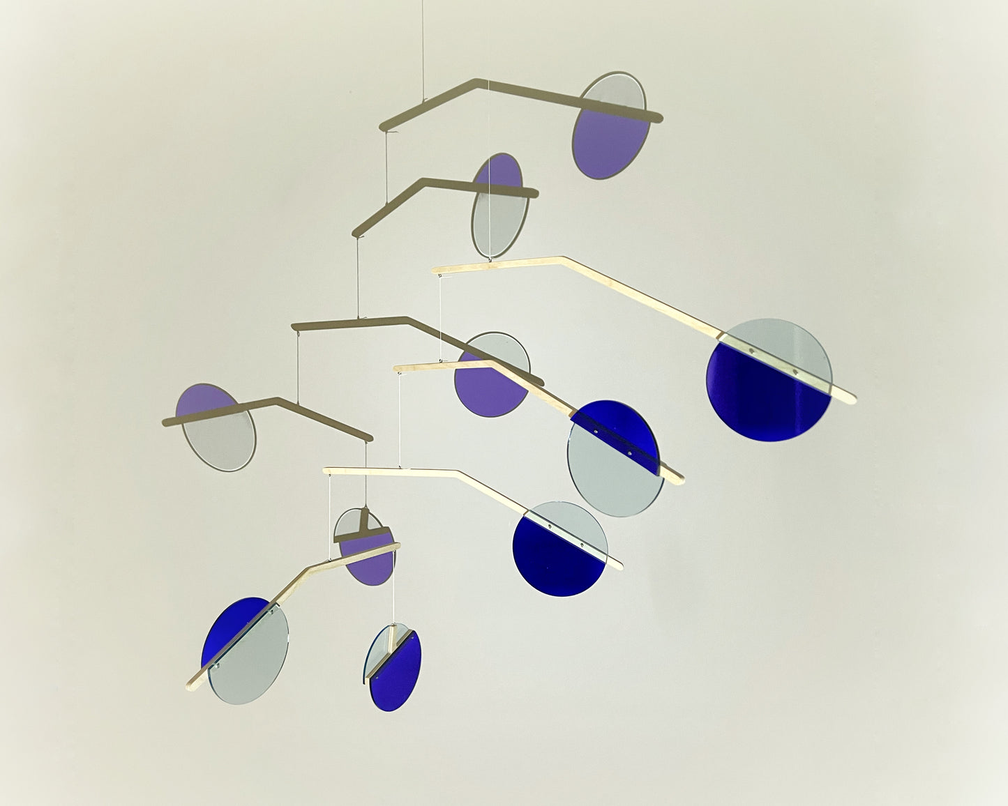 Prism Hanging Kinetic Mobile Mobiles Kinetic Mobile Kinetic Art Kinetic Sculpture Crib Mobile Baby Mobile Nursery Mobile Mobile Art Mid Century Art Mid Century modern Calder mobile mobiles for adults furniture and decor