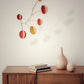 red mobile, orange mobile, yellow mobile. Calder mobile, mobile and Baby mobile. Moon Mobile, vintage mobile and kinetic mobile. Abstract Art, Hanging Mobile and Kinetic Mobile. Modern Mobile. Mid Century Modern and Hanging Sculpture, retro mobile