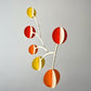 red mobile, orange mobile, yellow mobile. Calder mobile, mobile and Baby mobile. Moon Mobile, vintage mobile and kinetic mobile. Abstract Art, Hanging Mobile and Kinetic Mobile. Modern Mobile. Mid Century Modern and Hanging Sculpture, retro mobile