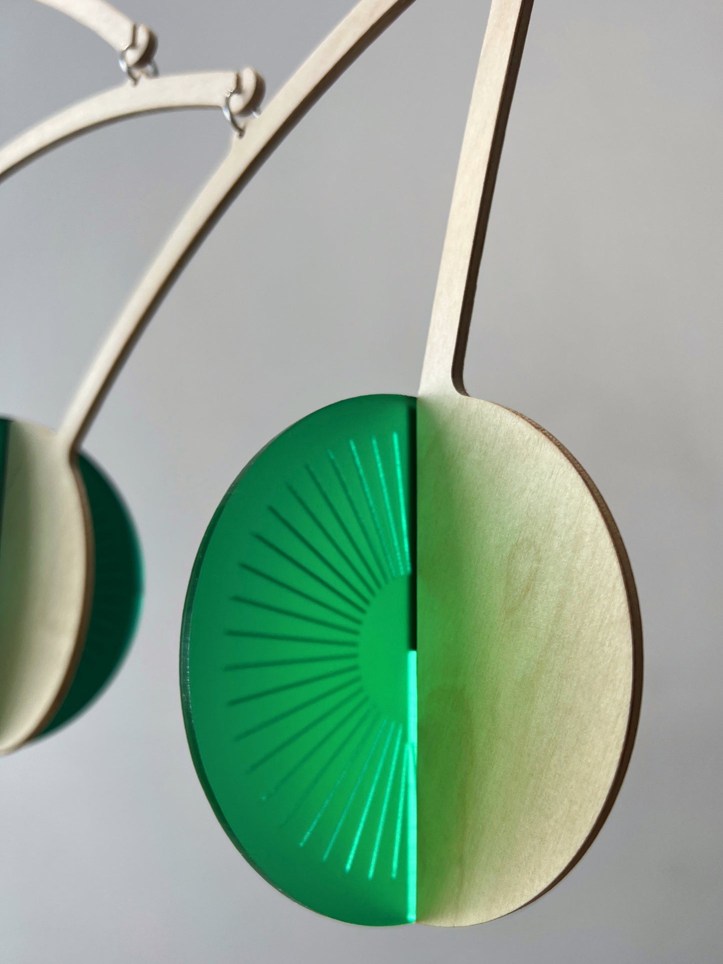 Green mobile, wooden mobile, handmade mobile. Calder mobile, mobile and Baby mobile. Moon Mobile, vintage mobile and kinetic mobile. Abstract Art, Hanging Mobile and Kinetic Mobile. Modern Mobile. Mid Century Modern and Hanging Sculpture, retro mobile