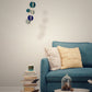 Teal mobile, blue mobile, wooden mobile, handmade mobile. Calder mobile, mobile and Baby mobile. Moon Mobile, vintage mobile and kinetic mobile. Abstract Art, Hanging Mobile and Kinetic Mobile. Modern Mobile. Mid Century Modern and Hanging Sculpture, retro mobile