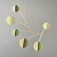 Green mobile, wooden mobile, handmade mobile. Calder mobile, mobile and Baby mobile. Moon Mobile, vintage mobile and kinetic mobile. Abstract Art, Hanging Mobile and Kinetic Mobile. Modern Mobile. Mid Century Modern and Hanging Sculpture, retro mobile