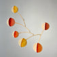 red mobile, orange mobile, yellow mobile. Calder mobile, mobile and Baby mobile. Moon Mobile, vintage mobile and kinetic mobile. Abstract Art, Hanging Mobile and Kinetic Mobile. Modern Mobile. Mid Century Modern and Hanging Sculpture, retro mobile