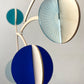 Teal mobile, blue mobile, wooden mobile, handmade mobile. Calder mobile, mobile and Baby mobile. Moon Mobile, vintage mobile and kinetic mobile. Abstract Art, Hanging Mobile and Kinetic Mobile. Modern Mobile. Mid Century Modern and Hanging Sculpture, retro mobile