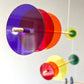 The Illuminist - Mobiles Kinetic Mobile Kinetic Art Kinetic Sculpture Crib Mobile Baby Mobile Nursery Mobile Mobile Art Mid Century Art Mid Century modern Calder mobile mobiles for adults furniture and decor Hanging Art Mobile Art spinning mobile Modern Art Contemporary Art Hanging mobile Calder-inspired Eclipse mobile