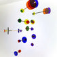 The Illuminist - Mobiles Kinetic Mobile Kinetic Art Kinetic Sculpture Crib Mobile Baby Mobile Nursery Mobile Mobile Art Mid Century Art Mid Century modern Calder mobile mobiles for adults furniture and decor Hanging Art Mobile Art spinning mobile Modern Art Contemporary Art Hanging mobile Calder-inspired Eclipse mobile