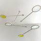 Orbit Mobile - The Illuminist - Mobiles Kinetic Mobile Kinetic Art  Kinetic Sculpture Crib Mobile Baby Mobile Nursery Mobile Mobile Art Mid Century Art  Mid Century modern Calder mobile mobiles for adults furniture and decor Hanging Art Mobile Art spinning mobile Modern Art Contemporary Art  Hanging mobile Calder-inspired