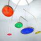 RAINBOW LUMO MOBILE - THE ILLUMINIST - Mobile Kinetic Sculpture Calder Hanging Art, Mid Century Modern Mobiles For Adults. Baby Mobile Nursery décor