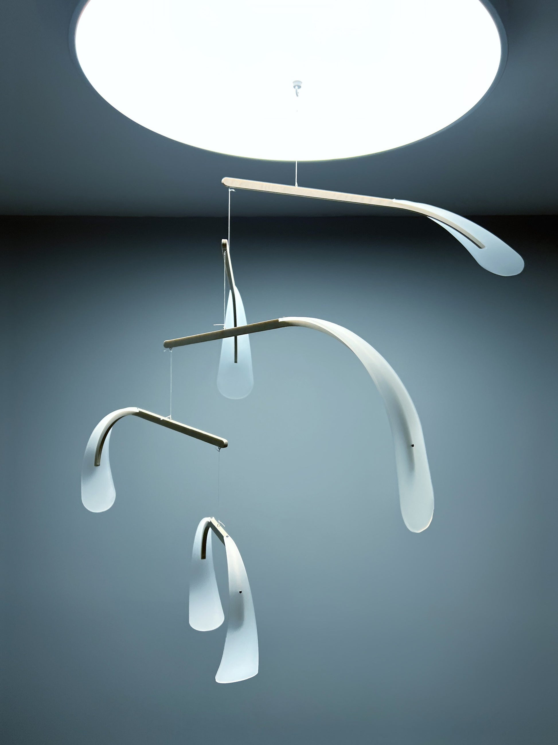 Bloom Mobile - The Illuminist - Mobiles Kinetic Mobile Kinetic Art  Kinetic Sculpture Crib Mobile Baby Mobile Nursery Mobile Mobile Art Mid Century Art  Mid Century modern Calder mobile mobiles for adults furniture and decor Hanging Art Mobile Art spinning mobile Modern Art Contemporary Art  Hanging mobile Calder-inspired