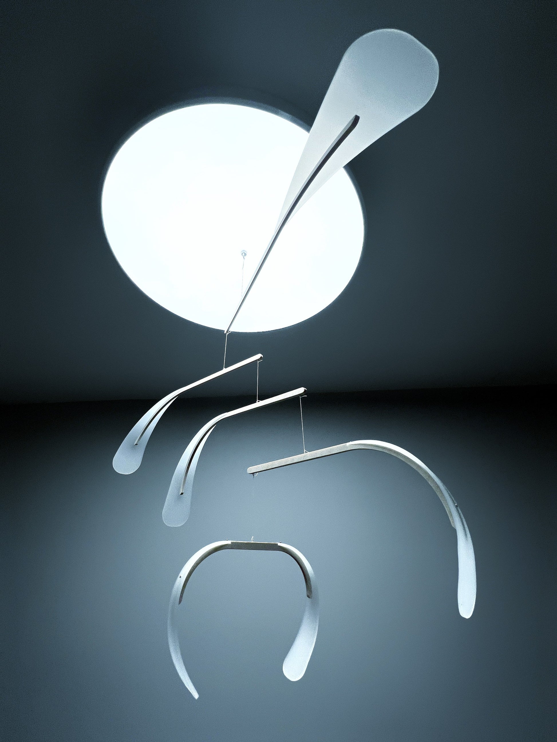 Bloom Mobile - The Illuminist - Mobiles Kinetic Mobile Kinetic Art  Kinetic Sculpture Crib Mobile Baby Mobile Nursery Mobile Mobile Art Mid Century Art  Mid Century modern Calder mobile mobiles for adults furniture and decor Hanging Art Mobile Art spinning mobile Modern Art Contemporary Art  Hanging mobile Calder-inspired