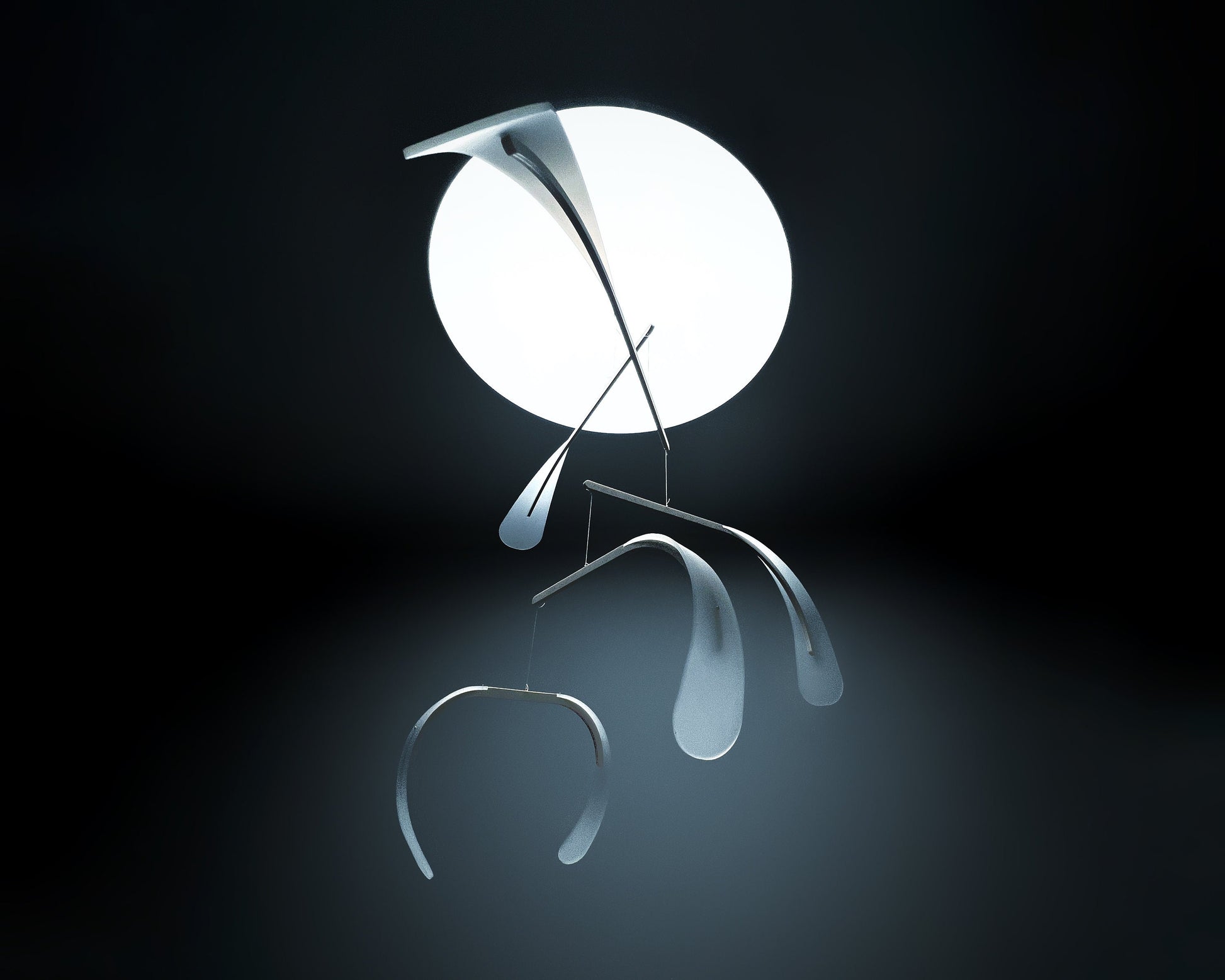 Bloom Mobile - The Illuminist - Mobiles Kinetic Mobile Kinetic Art  Kinetic Sculpture Crib Mobile Baby Mobile Nursery Mobile Mobile Art Mid Century Art  Mid Century modern Calder mobile mobiles for adults furniture and decor Hanging Art Mobile Art spinning mobile Modern Art Contemporary Art  Hanging mobile Calder-inspired