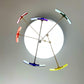 RAINBOW ARC MOBILE - - The Illuminist - Mobiles Kinetic Mobile Kinetic Art  Kinetic Sculpture Crib Mobile Baby Mobile Nursery Mobile Mobile Art Mid Century Art  Mid Century modern Calder mobile mobiles for adults furniture and decor Hanging Art Mobile Art spinning mobile Modern Art Contemporary Art  Hanging mobile Calder-inspired
