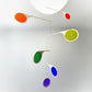 RAINBOW MONO MOBILE -Mobiles Kinetic Mobile Kinetic Art  Kinetic Sculpture Crib Mobile Baby Mobile Nursery Mobile Mobile Art Mid Century Art  Mid Century modern Calder mobile mobiles for adults furniture and decor Hanging Art Mobile Art spinning mobile Modern Art Contemporary Art  Hanging mobile Calder-inspired