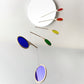 RAINBOW MONO MOBILE -Mobiles Kinetic Mobile Kinetic Art  Kinetic Sculpture Crib Mobile Baby Mobile Nursery Mobile Mobile Art Mid Century Art  Mid Century modern Calder mobile mobiles for adults furniture and decor Hanging Art Mobile Art spinning mobile Modern Art Contemporary Art  Hanging mobile Calder-inspired