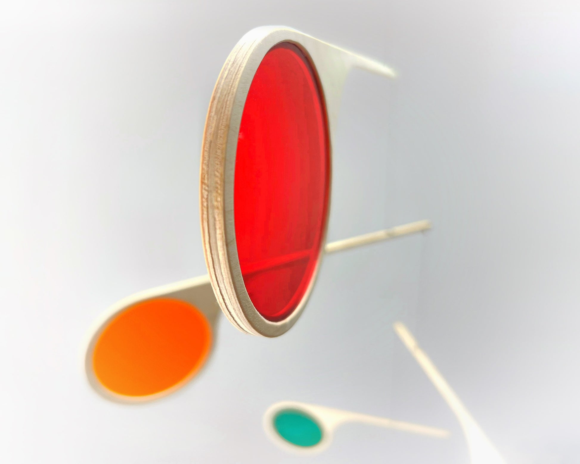 RAINBOW MONO MOBILE -Mobiles Kinetic Mobile Kinetic Art  Kinetic Sculpture Crib Mobile Baby Mobile Nursery Mobile Mobile Art Mid Century Art  Mid Century modern Calder mobile mobiles for adults furniture and decor Hanging Art Mobile Art spinning mobile Modern Art Contemporary Art  Hanging mobile Calder-inspired