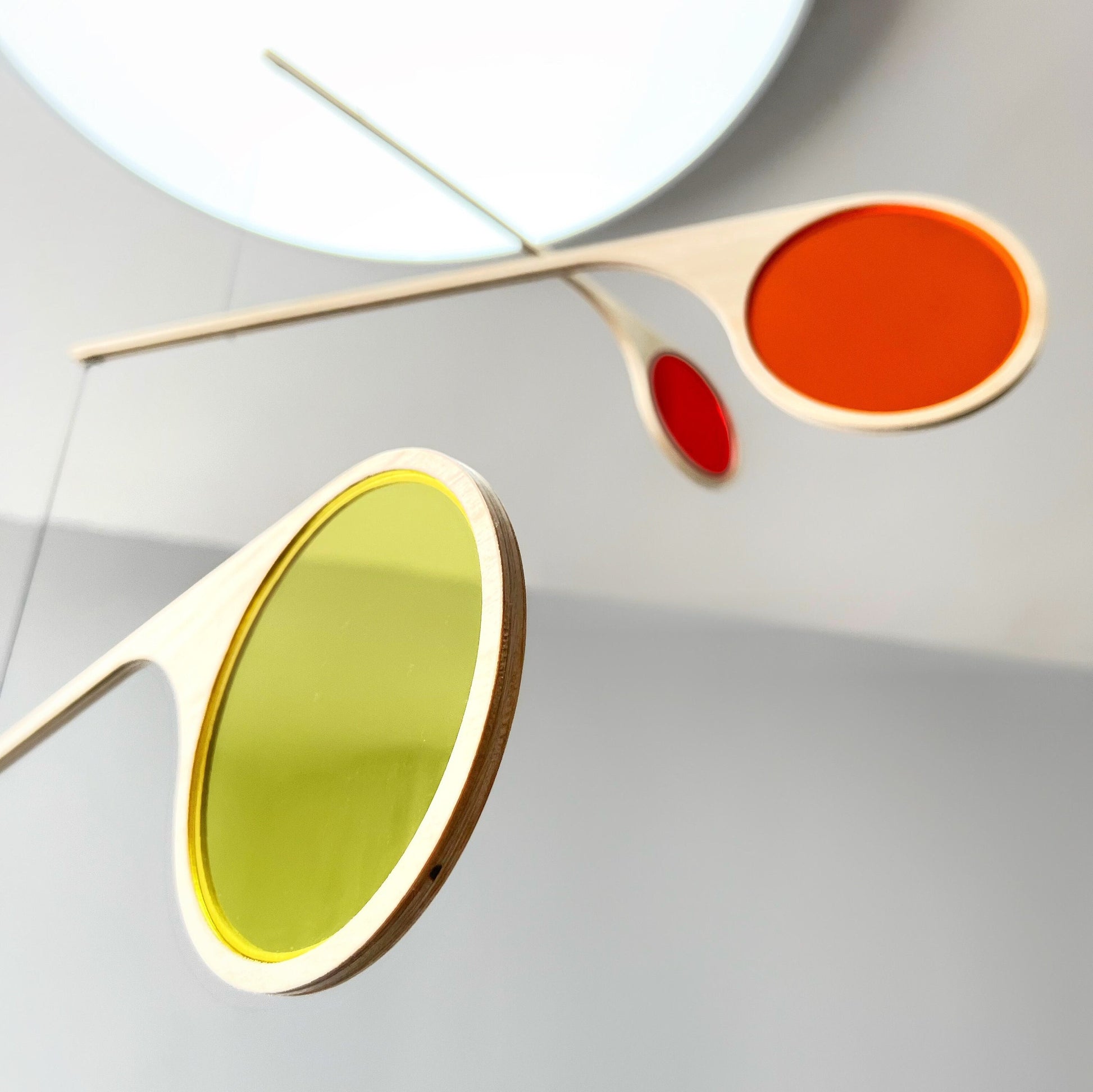 RAINBOW MONO MOBILE -Mobiles Kinetic Mobile Kinetic Art  Kinetic Sculpture Crib Mobile Baby Mobile Nursery Mobile Mobile Art Mid Century Art  Mid Century modern Calder mobile mobiles for adults furniture and decor Hanging Art Mobile Art spinning mobile Modern Art Contemporary Art  Hanging mobile Calder-inspired