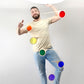 RAINBOW MONO MOBILE -Mobiles Kinetic Mobile Kinetic Art  Kinetic Sculpture Crib Mobile Baby Mobile Nursery Mobile Mobile Art Mid Century Art  Mid Century modern Calder mobile mobiles for adults furniture and decor Hanging Art Mobile Art spinning mobile Modern Art Contemporary Art  Hanging mobile Calder-inspired