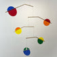 Prism Hanging Kinetic Mobile - Mid Century Calder style acrylic mobile. rainbow mobile for adults and baby mobile, nursery mobile