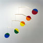 Prism Hanging Kinetic Mobile - Mid Century Calder style acrylic mobile. rainbow mobile for adults and baby mobile, nursery mobile
