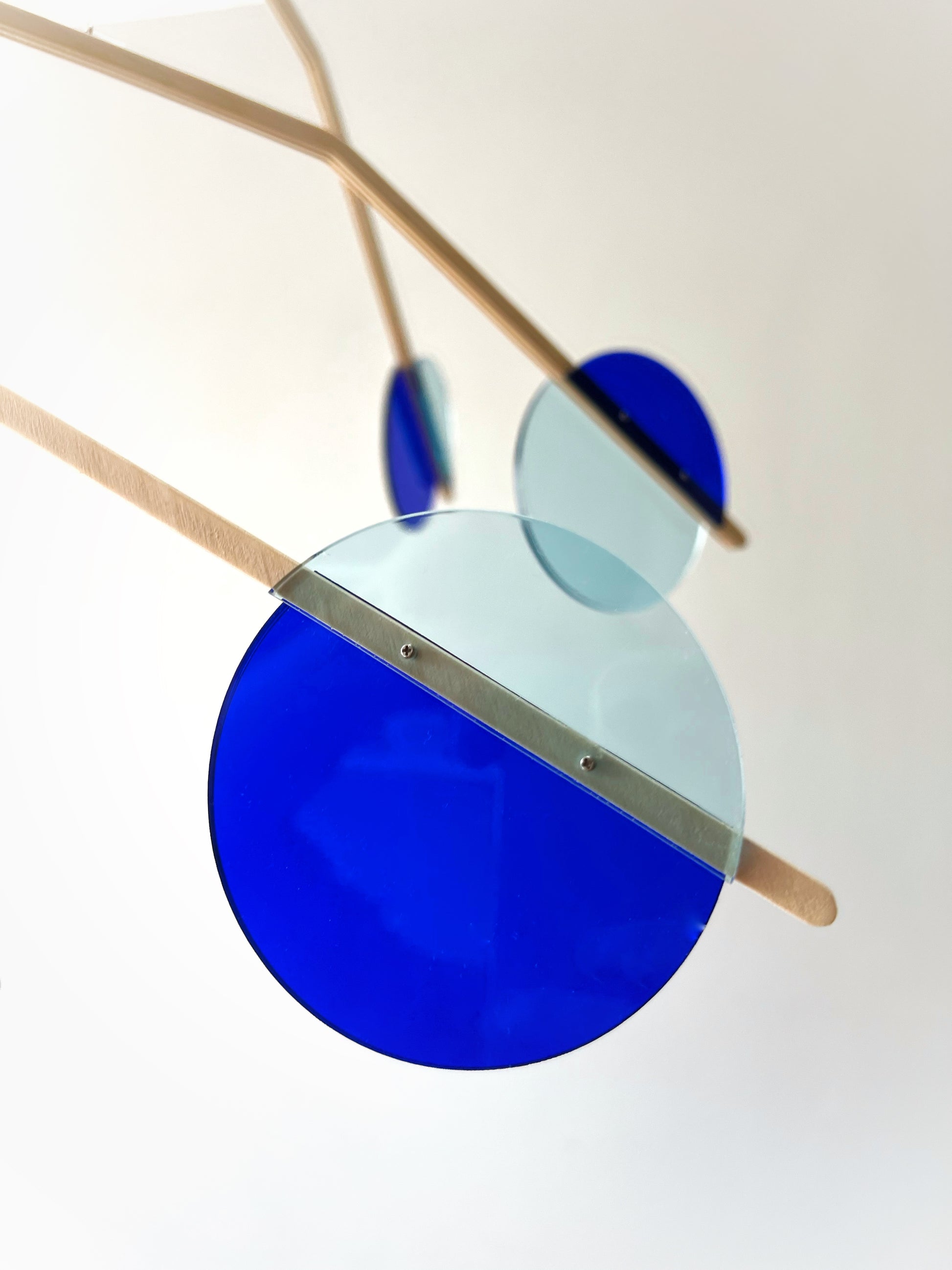Prism Hanging Kinetic Mobile -Mobiles Kinetic Mobile Kinetic Art  Kinetic Sculpture Crib Mobile Baby Mobile Nursery Mobile Mobile Art Mid Century Art  Mid Century modern Calder mobile mobiles for adults furniture and decor