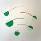 Prism Hanging Kinetic Mobile - Mid Century Calder style acrylic mobile. blue mobile for adults and baby mobile, nursery mobile