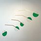 Prism Hanging Kinetic Mobile - Mid Century Calder style acrylic mobile. blue mobile for adults and baby mobile, nursery mobile